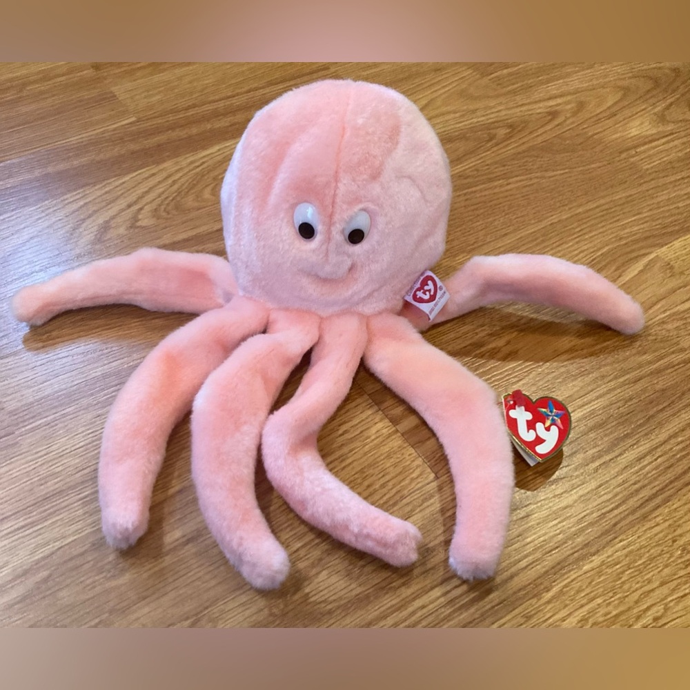 Ty Octupus 2001 Beanie Babies Plush